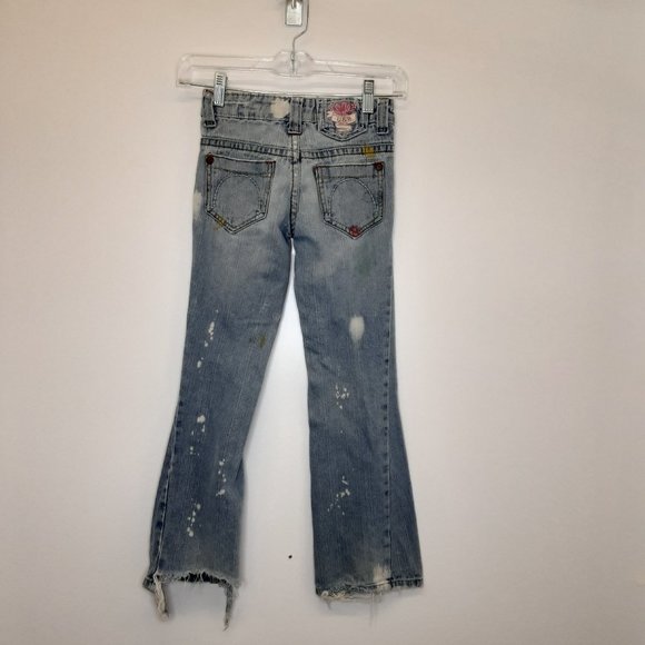 Distressed Worn Jeans - Picture 4 of 6